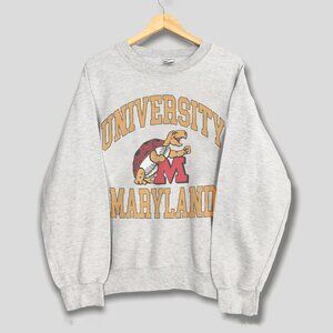 Vintage 90s University Of Maryland Terrapins Athletics Sweatshirt, Football Tee